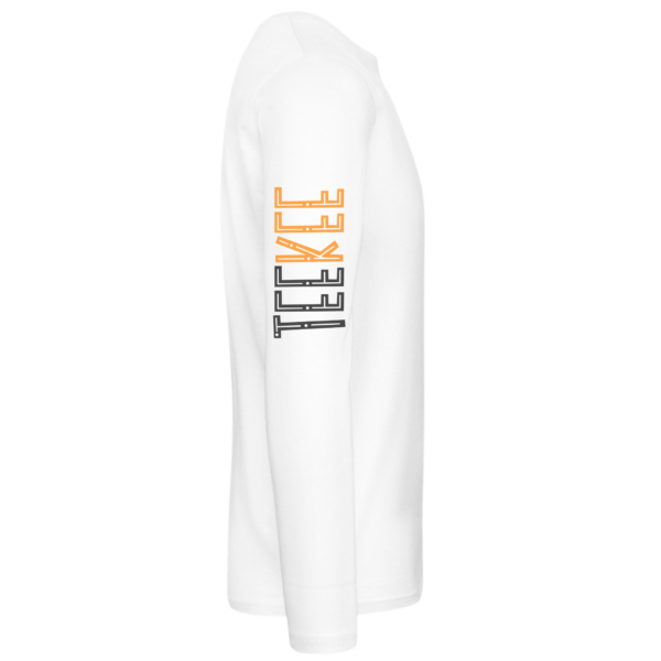 White T-Shirt | Long Sleeve - Image 6