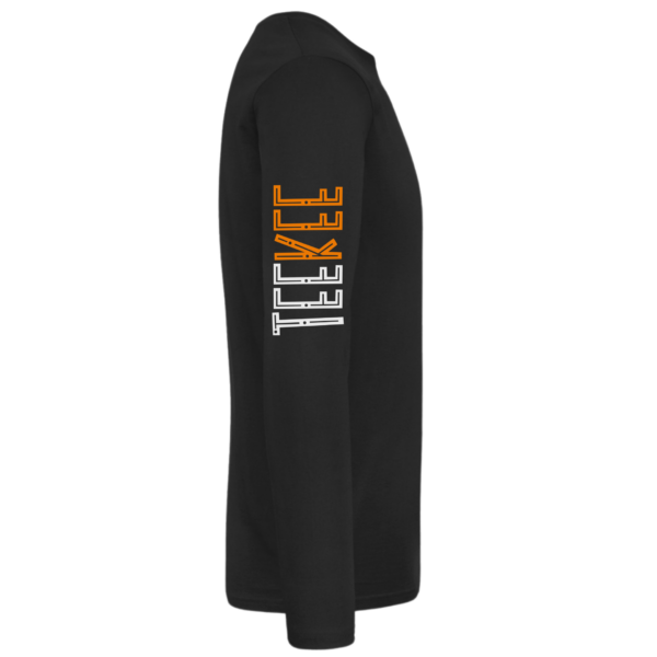 Black T-Shirt | Long Sleeve - Image 7