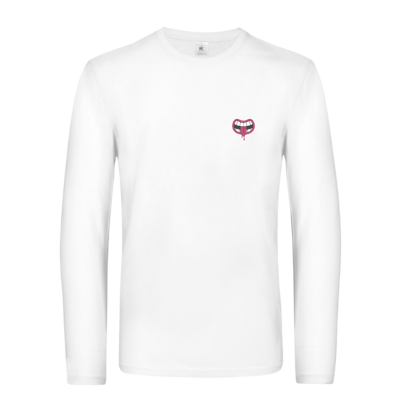White T-Shirt | Long Sleeve - Image 5