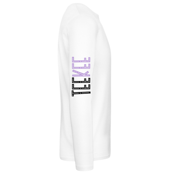 White T-Shirt | Long Sleeve - Image 14